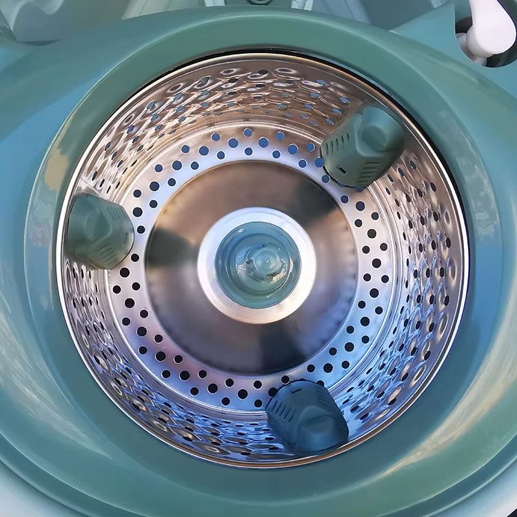 Good spin mop with stainless steel basket Good spin mop with stainless steel basket
